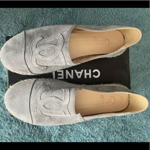 Grey Logo espadrilles